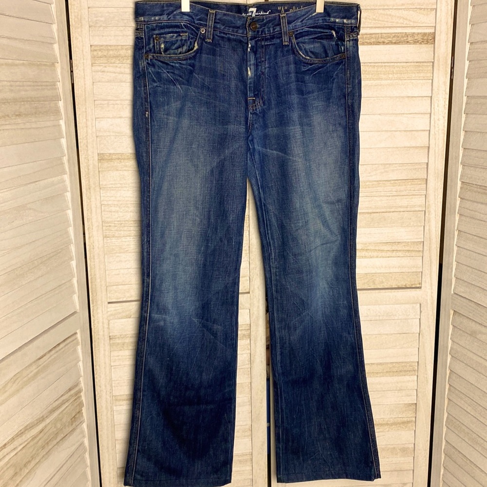 7 for All Mankind Men’s “A” Pkt Bootcut Jeans Size 34X32